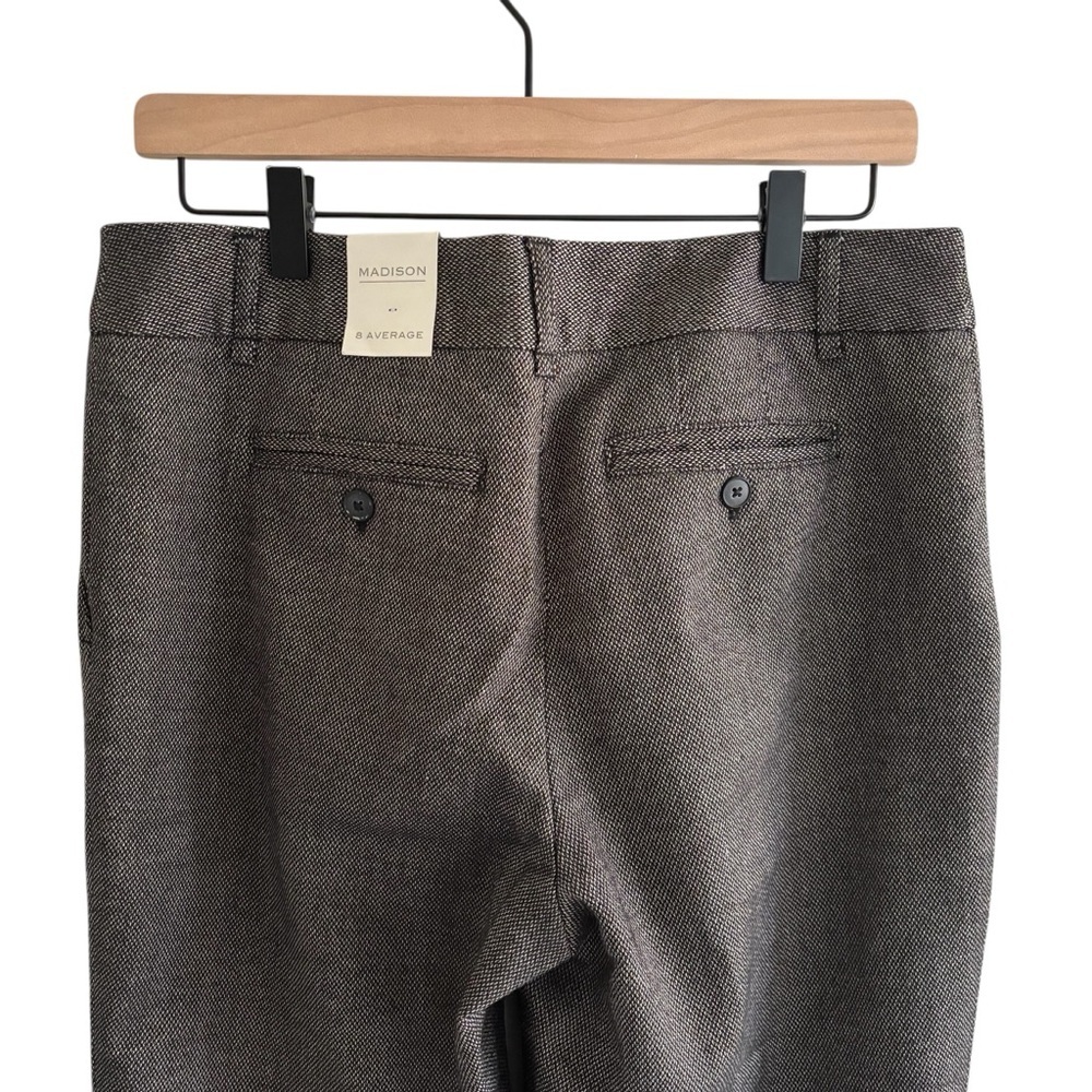 Madison Career Trouser Pants Size 8 Straight Leg Office Workwear Classic NWT - Picture 8 of 16